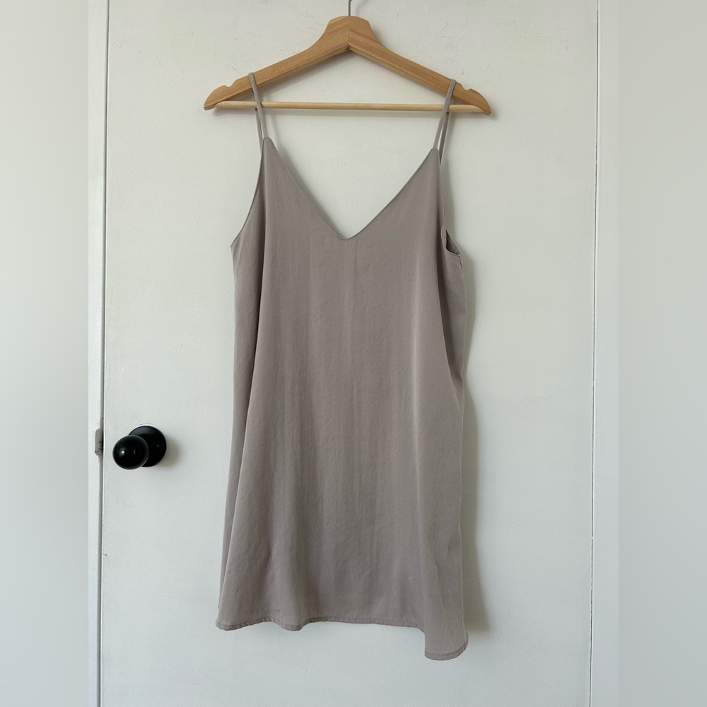 Audrey 3+1 Taupe Mini Dress